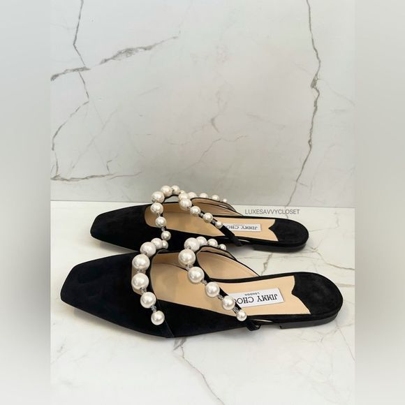 JIMMY CHOO Amaya Flats - Picture 2 of 10